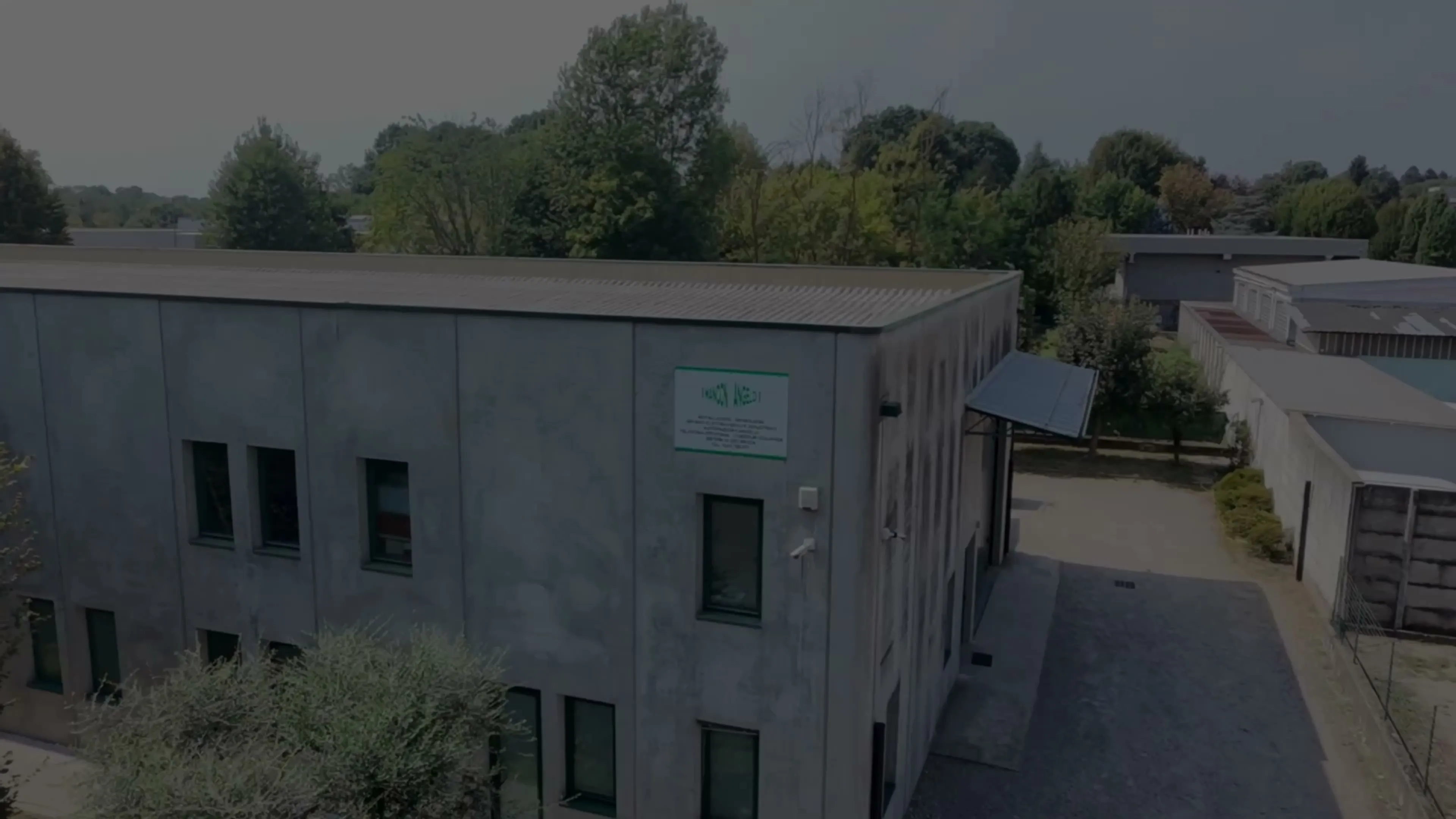 Sede Mancon Angelo a Casorate Sempione vista dall'alto