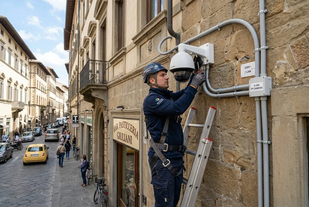 Videosorveglianza centro commerciale